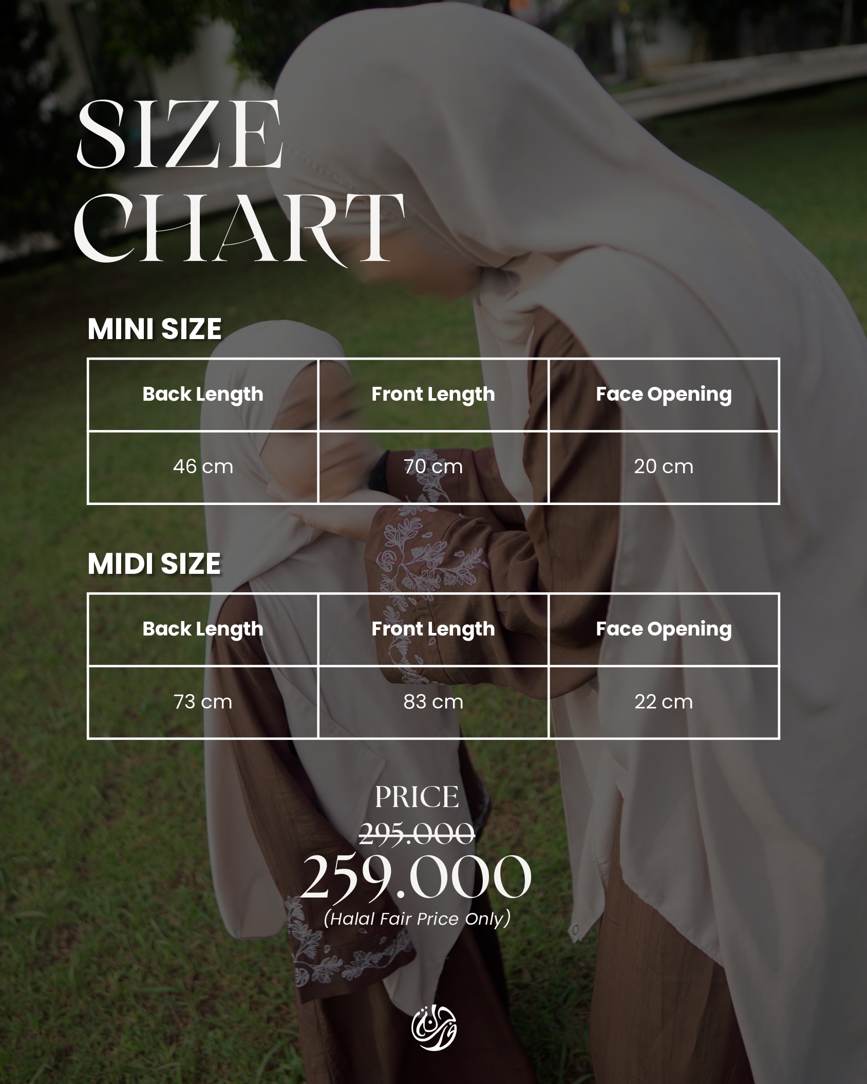 Size Guide Pashban Kids
